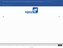Tablet Screenshot of egesa.com